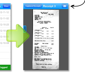 Iphone receipt hub uploads - Quick File